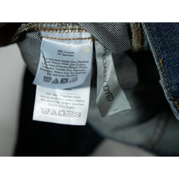 Eddie Bauer Denim Jean Jacket Patches Women XL Biker Bike Week Bands Beer - Picture 14 of 16